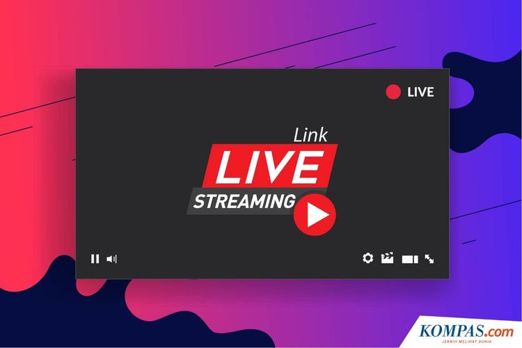 Ilustrasi link live streaming.