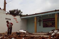 Diguyur Hujan, Sebuah Gereja di Kartasura Roboh