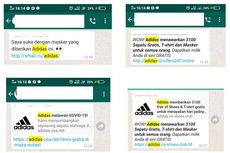 [HOAKS] Adidas Bagikan Sepatu, T-Shirt, hingga Masker Gratis