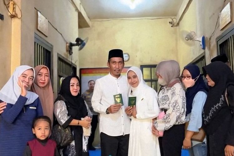 Ditangkap Sepekan Sebelum Akad, Pria di Pringsewu Lampung Menikah di Rutan