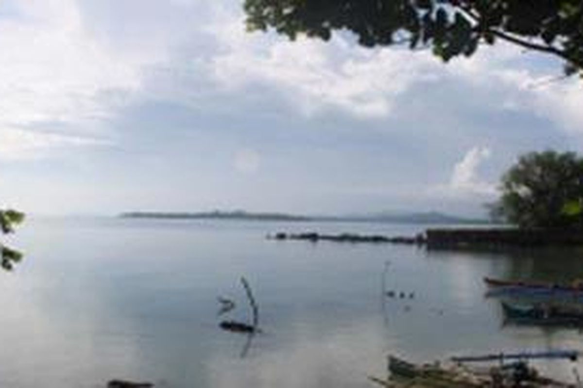 Dermaga lama tempat pendaratan kapal sekutu di Morotai.