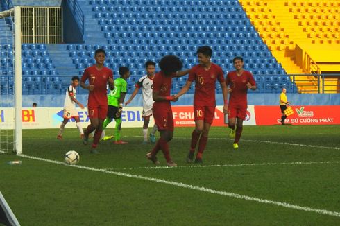 Timnas U-18 Indonesia Vs Malaysia, Skor Sama Kuat di Babak Pertama