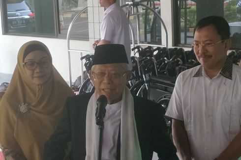 Jenguk Wiranto, Ma'ruf Amin: Tidak Lama Lagi Beliau Pulih