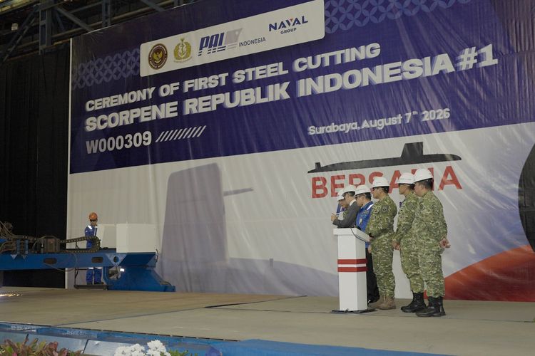 PT PAL Resmi Mulai Bangun Kapal Selam Scorpene Pertama RI