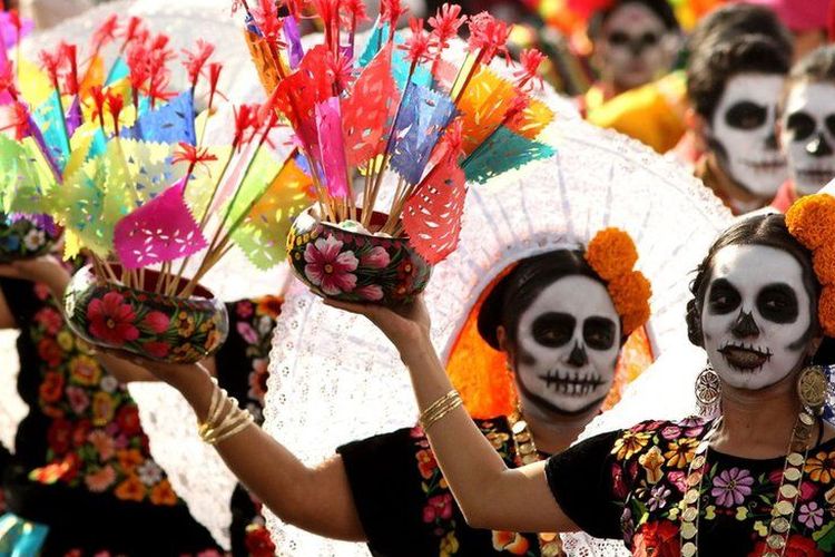 Dia de los muertos, festival kematian di Meksiko.