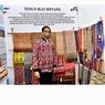 Jokowi Beli Jaket Tenun UMKM Sintang, Langsung Dipakai Saat Resmikan Bandara