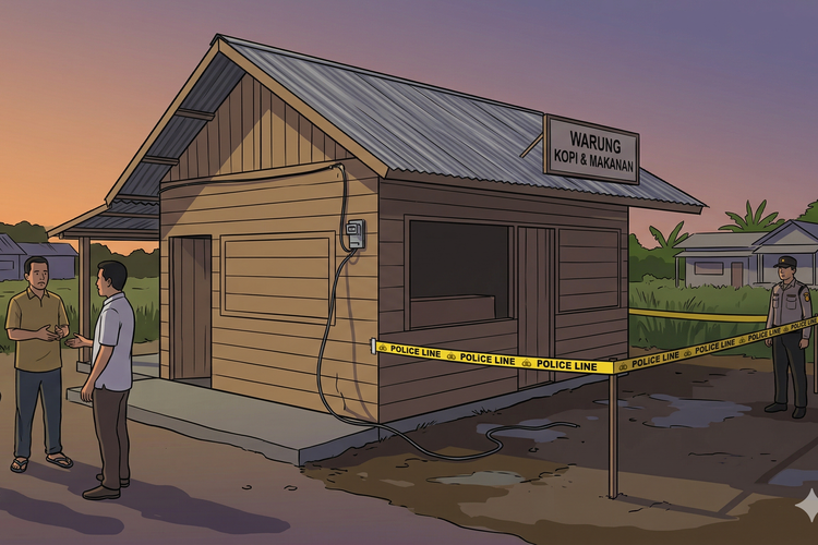 Jasad Wanita 51 Tahun Membusuk di Warung dengan Kabel Listrik Menjuntai