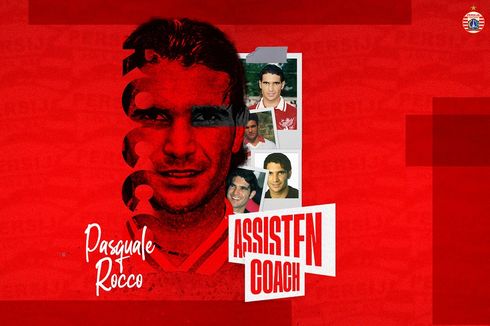 Resmi, Persija Rekrut Pasquale Rocco sebagai Asisten Pelatih