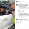 Dimaki Pengemudi Arogan, Polantas Tetap Sabar