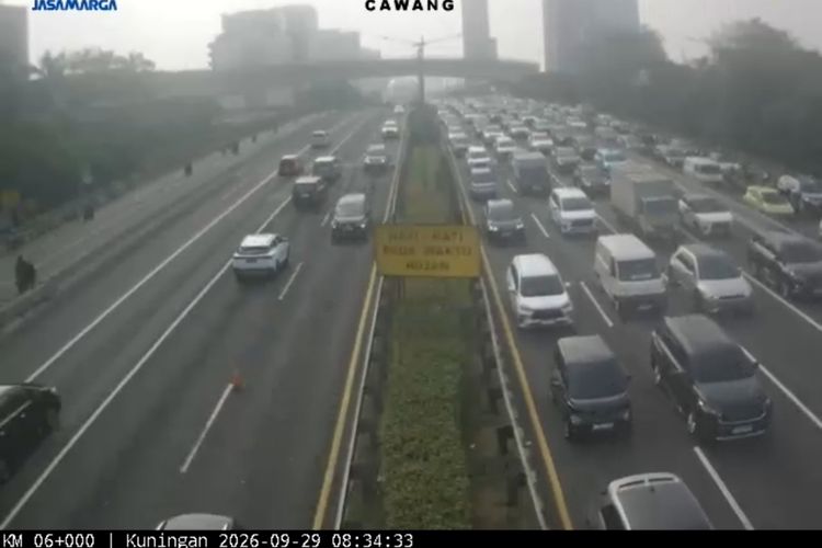Lalu Lintas Tol Jakarta Selasa Pagi: Cawang-Tebet dan Kunciran-Tomang Padat