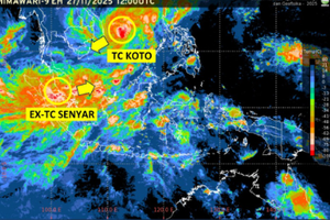 2 Siklon Tropis Berpotensi Bertemu di Utara Kalimantan, BMKG: Jangan Panik