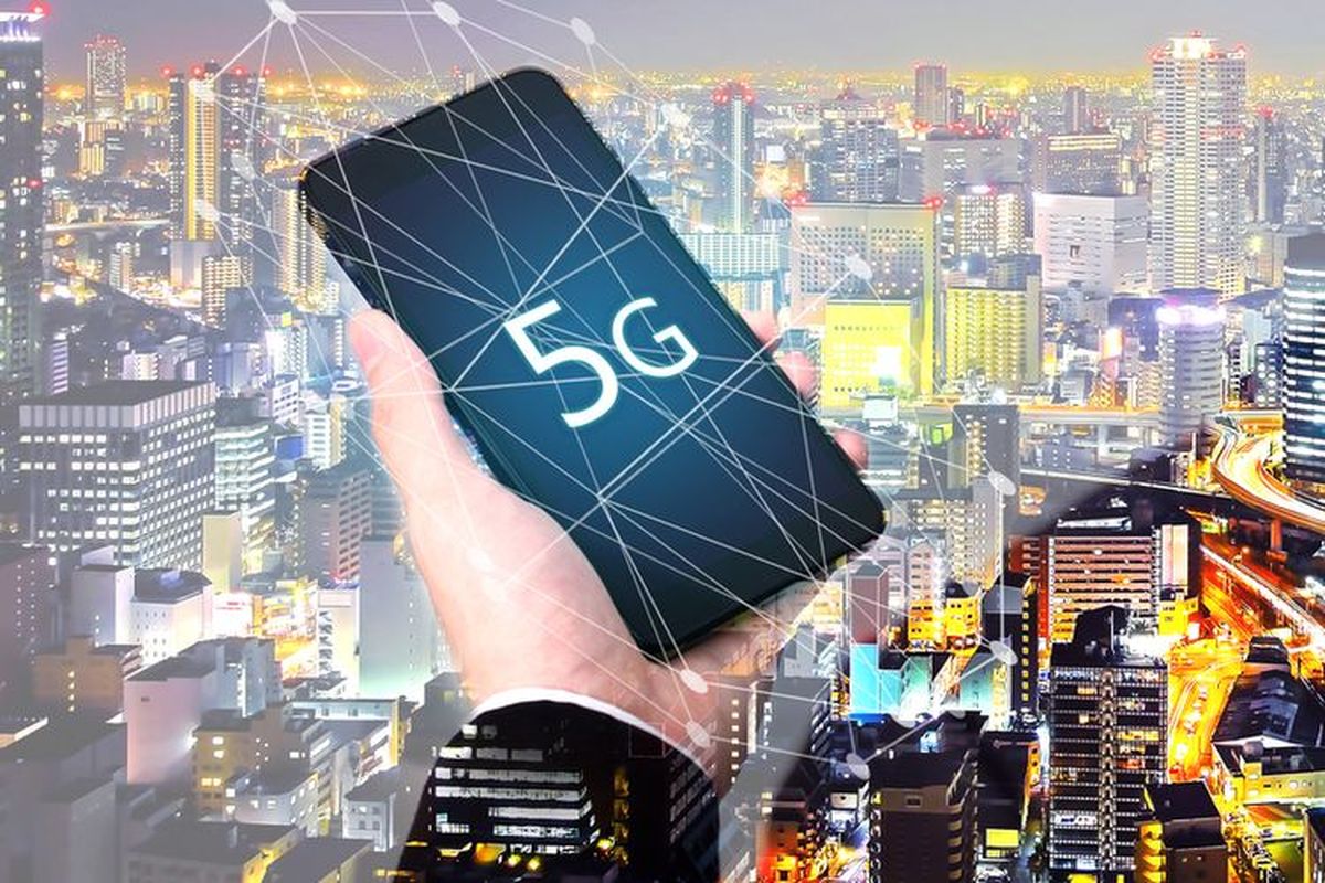 Ilustrasi jaringan 5G 