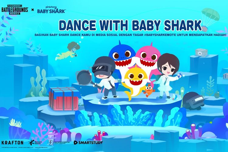 PUBG Mobile berkolaborasai dengan Baby Sharks.