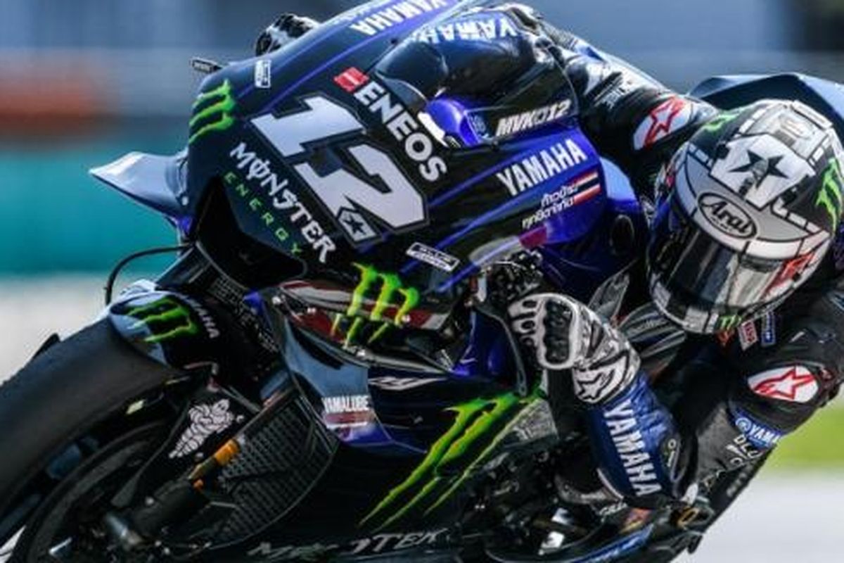 Pebplap Monster Energy Yahama, Maverick Vinales, akan tampil lepas dalam lanjutan MotoGp seri Amerika Serikat, Jumat (12/4/2019)