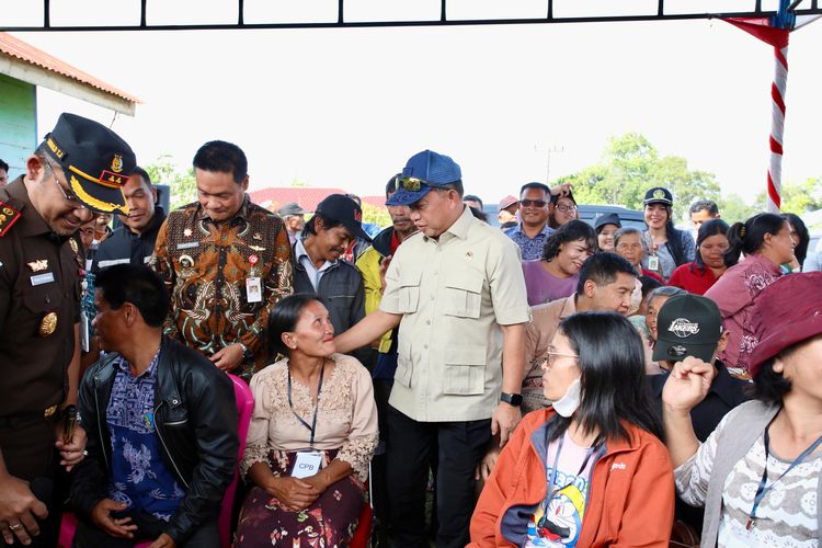 Mendagri–Menteri PKP Tinjau Program BSPS di Humbahas, Target Perbaikan Rumah di Sumut Naik Drastis