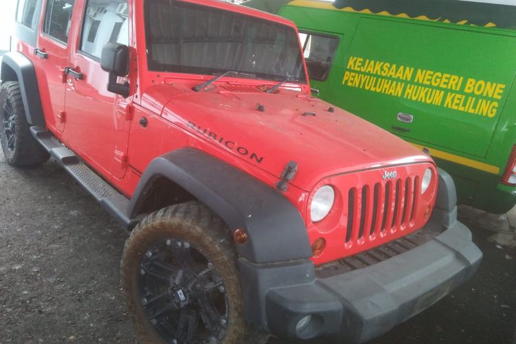 Jeep Wrangler Rubicon kasus Arman Suyuti alias Saddang alias Bang Toyib yang akan dilelang secara online oleh Kejaksaan Agung pada Jumat (24/1/2020)