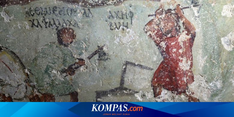 Punya Balon Kata  Lukisan  Dinding  Zaman Romawi Kuno Ini 