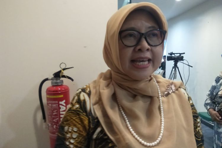 Direktur Pembelajaran dan Kemahasiswaan Kemendikbud Ristek, Prof. Sri Suning Kusumawardani di Universitas Yarsi, Jakarta Pusat, Selasa (5/3/2024)