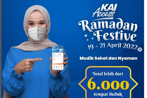 Promo Tiket Lebaran Kereta Api Diskon hingga 60 Persen, Ini Rinciannya