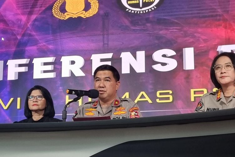Kepala Biro Penerangan Masyarakat (Karo Penmas) Divisi Humas Polri Brigjen Ahmad Ramadhan di Mabes Polri, Jakarta, Kamis (25/5/2023).