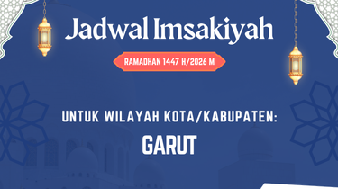 Jadwal Imsakiyah Kabupaten Garut 2 Ramadhan 1447 H/20 Februari 2026