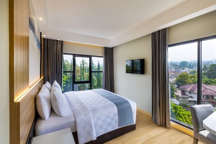 Kamar Best Western Setiabudhi punya pemandangan indah sehingga membuat suasana menginap lebih nyaman. 