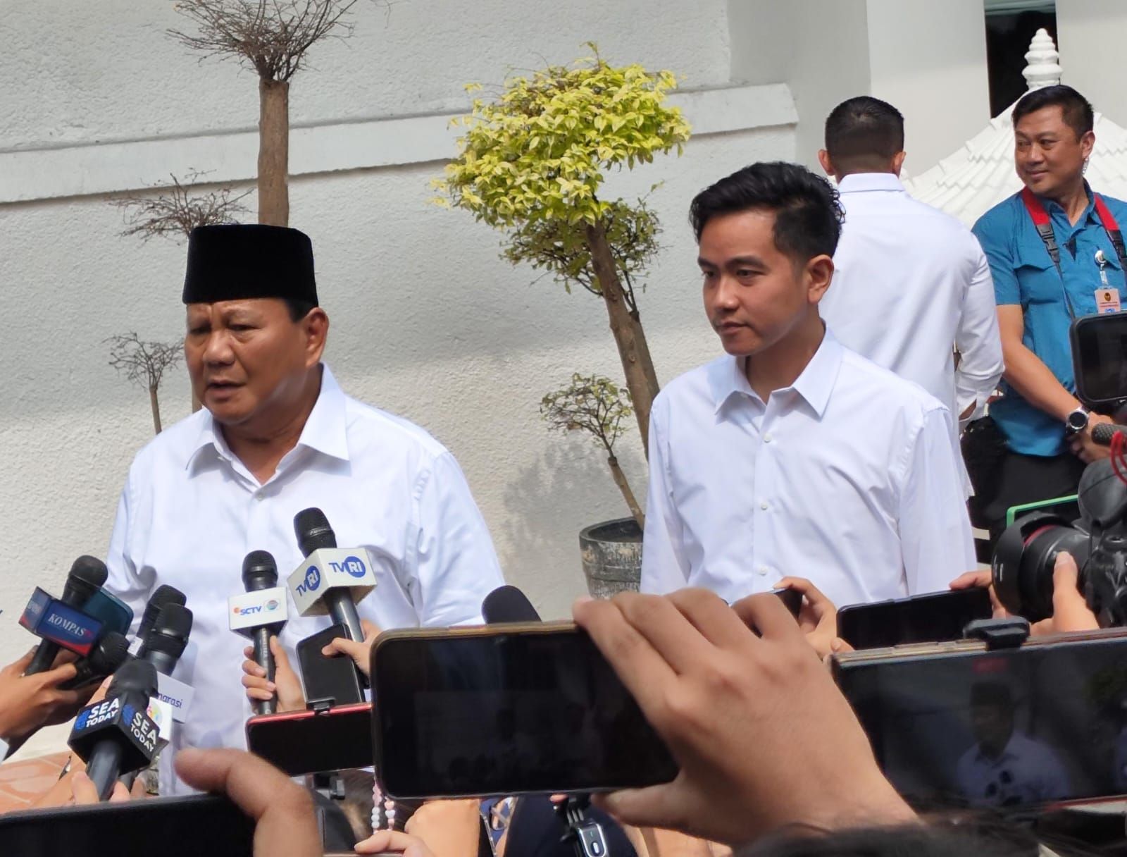 Hadiri Penetapan KPU, Prabowo: Kita Akan Kerja Keras