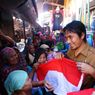 Saat Bupati Madiun Keliling ke Pasar Bagikan 10.000 Bendera Merah Putih