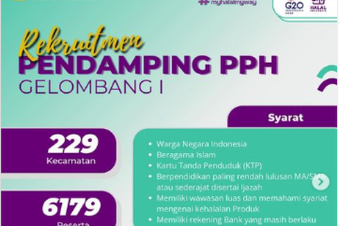 Syarat Lowongan Pendamping Proses Produk Halal Kemenag 2022, Apa Saja?