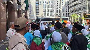 Jemaah Surabaya Tiba di Bandara Madinah Setelah Sempat Tertahan di Kualanamu