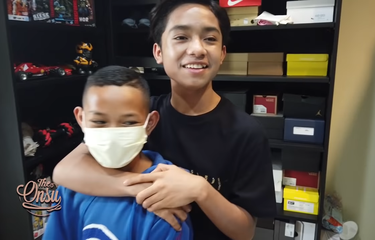 Reaksi Bahagia Kevin Saat Diberi Jaket dan Sepatu oleh Betrand Peto