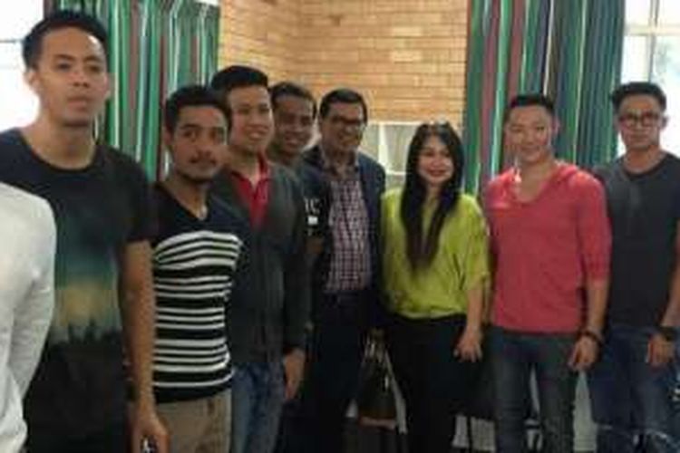 Para atket renang DKI bertemu Konjen RI di New South Wales, Australia, Yayan GH Mulyana