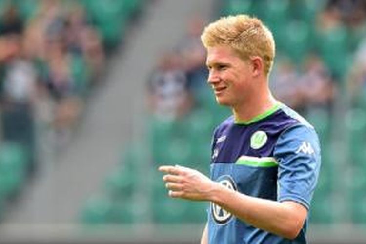 Gelandang VfL Wolfsburg asal Belgia, Kevin De Bruyne. 