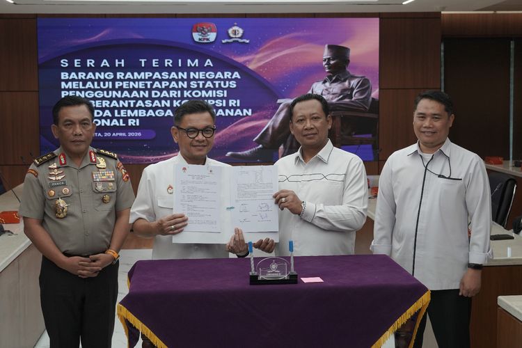 KPK Serahkan Aset Rampasan 2 Unit Apartemen Senilai Rp 3,52 Miliar ke Lemhannas