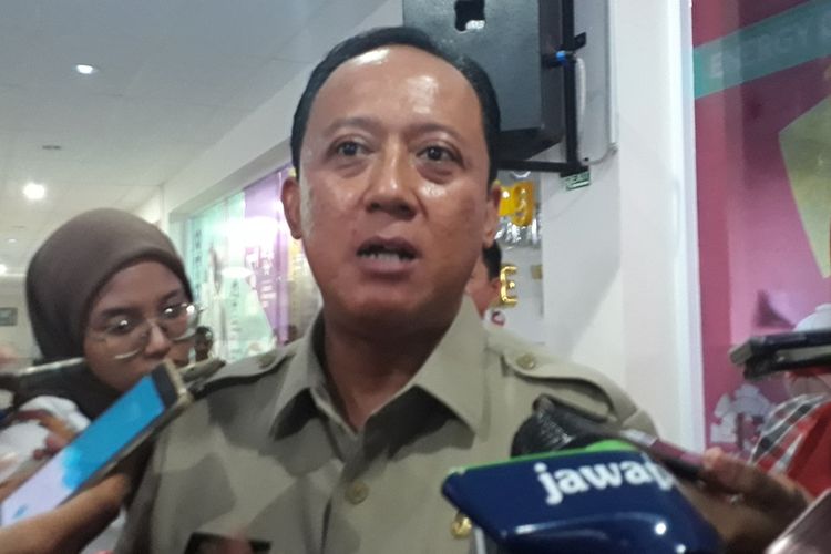 Kepala Dinas Bina Marga DKI Jakarta Hari Nugroho di Balai Kota DKI Jakarta, Jalan Medan Merdeka Selatan, Senin (21/10/2019).