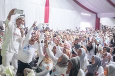 Dikunjungi Ribuan Ibu-ibu Asal Kuningan, Dedi Mulyadi Optimistis Prabowo-Gibran Menang Satu Putaran