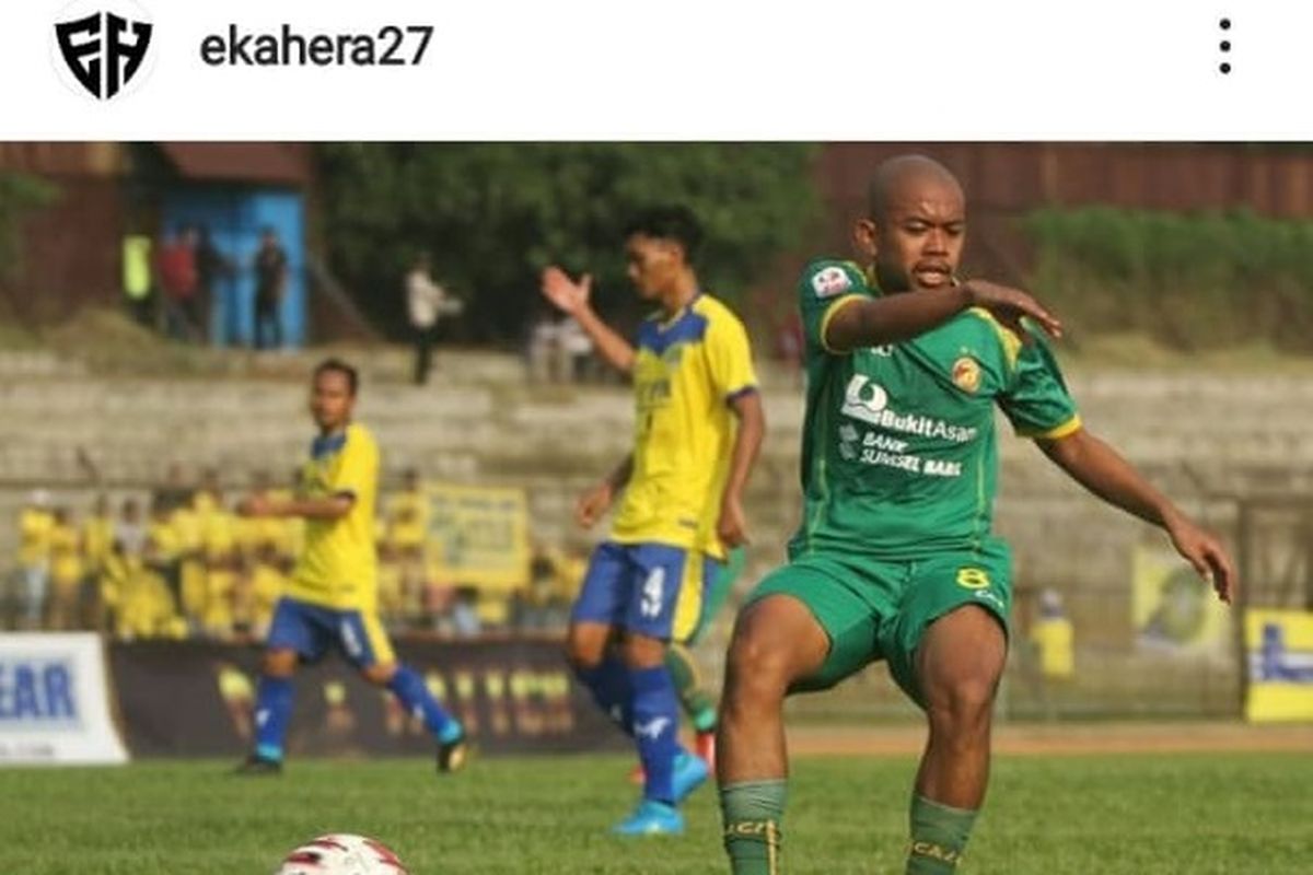 Mantan pemain Sriwijaya FC, Yoga Eka Firmansyah Hera.