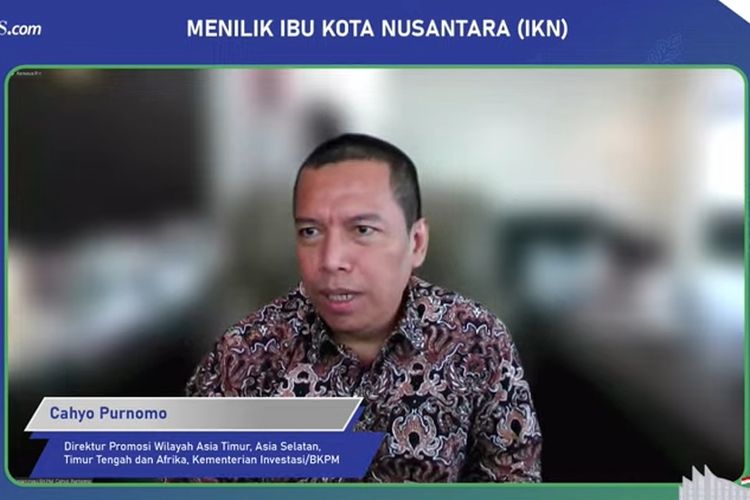 Direktur Promosi Wilayah Asia Timur, Asia Selatan, Timur Tengah, dan Afrika Kementerian Investasi/BKPM Cahyo Purnomo.