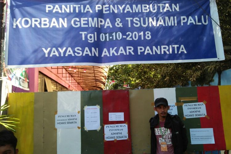 Sekolah TK dan SD Yayasan Akan Panrita Mamminasata Jl Bukit Baruga, Antang, Kota Makassar menjadi lokasi penampungan anak korban bencana di Sulteng.