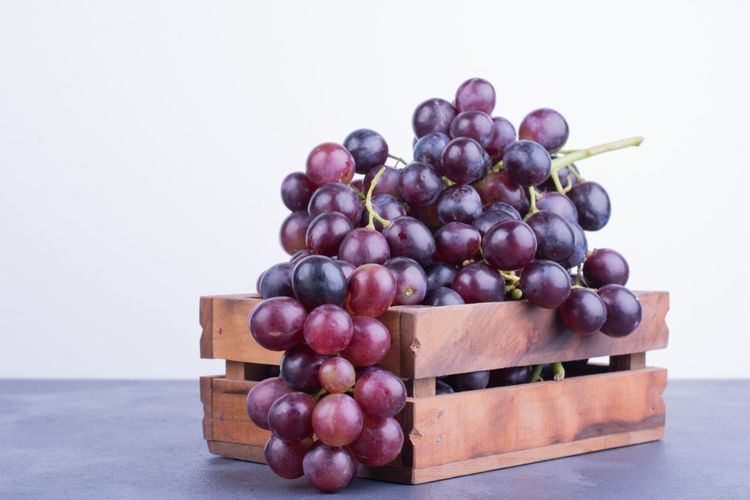 Ilustrasi buah anggur. 