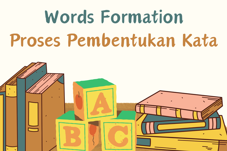 Proses pembentukan kata (word formation) meliputi 1. Borrowing, 2. Compounding, 3. Blending, 4. Clipping, 5. Conversion, 6. Coinage, 7. Acronym, 8. Derivation