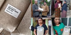 Jamise Syari Bagikan 1.000 Paket Beras Kepada Masyarakat Membutuhkan di Bandung