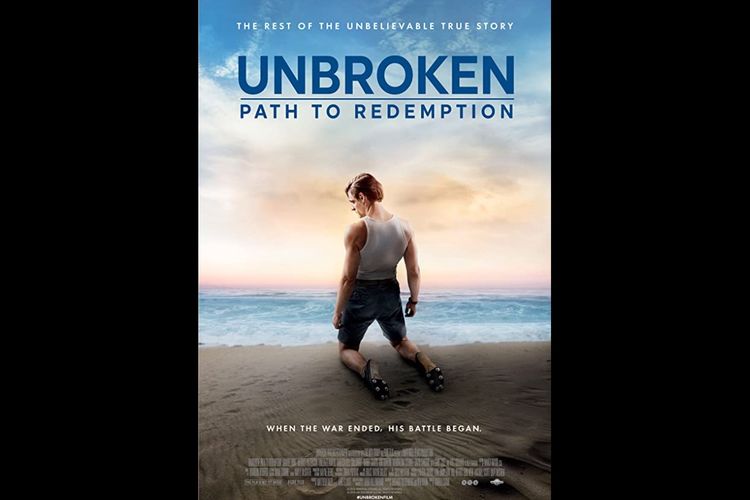 Samuel Hunt dalam film drama Unbroken: Path to Redemption (2018).