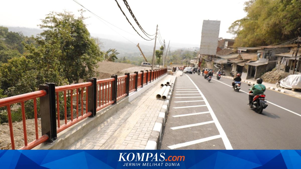 Dua Bulan Lebih Cepat, Perbaikan Jalan Gombel Lama Semarang Rampung