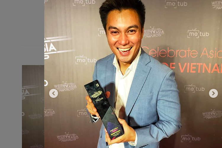 Baim Wong menangkan penghargaan di METUB WebTVAsia Awards 2019