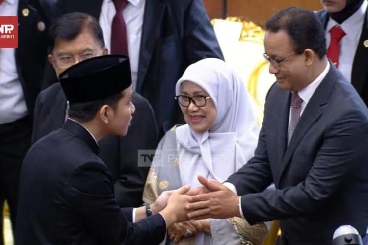 Momen Gibran Salami JK, serta Ngobrol dengan Anies dan Surya Paloh