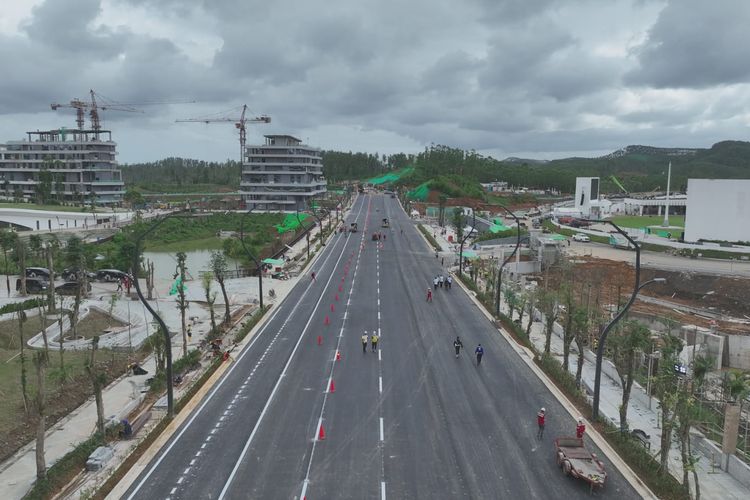 Proyek Ibu Kota Nusantara (IKN) garapan PT Waskita Karya (Persero) Tbk siap mendukung kelancaran Upacara HUT ke-79 Kemerdekaan RI di IKN.