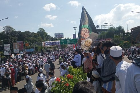 Rizieq Shihab Datang, Simpatisannya Padati Puncak Bogor, Puncak Pass Lumpuh Total