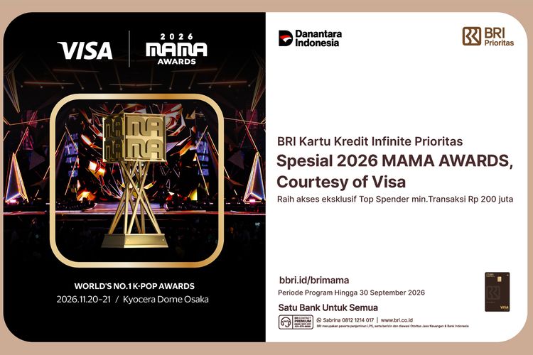 Belanja dengan BRI Kartu Kredit, Raih Kesempatan Hadiri MAMA Awards 2026 di Osaka