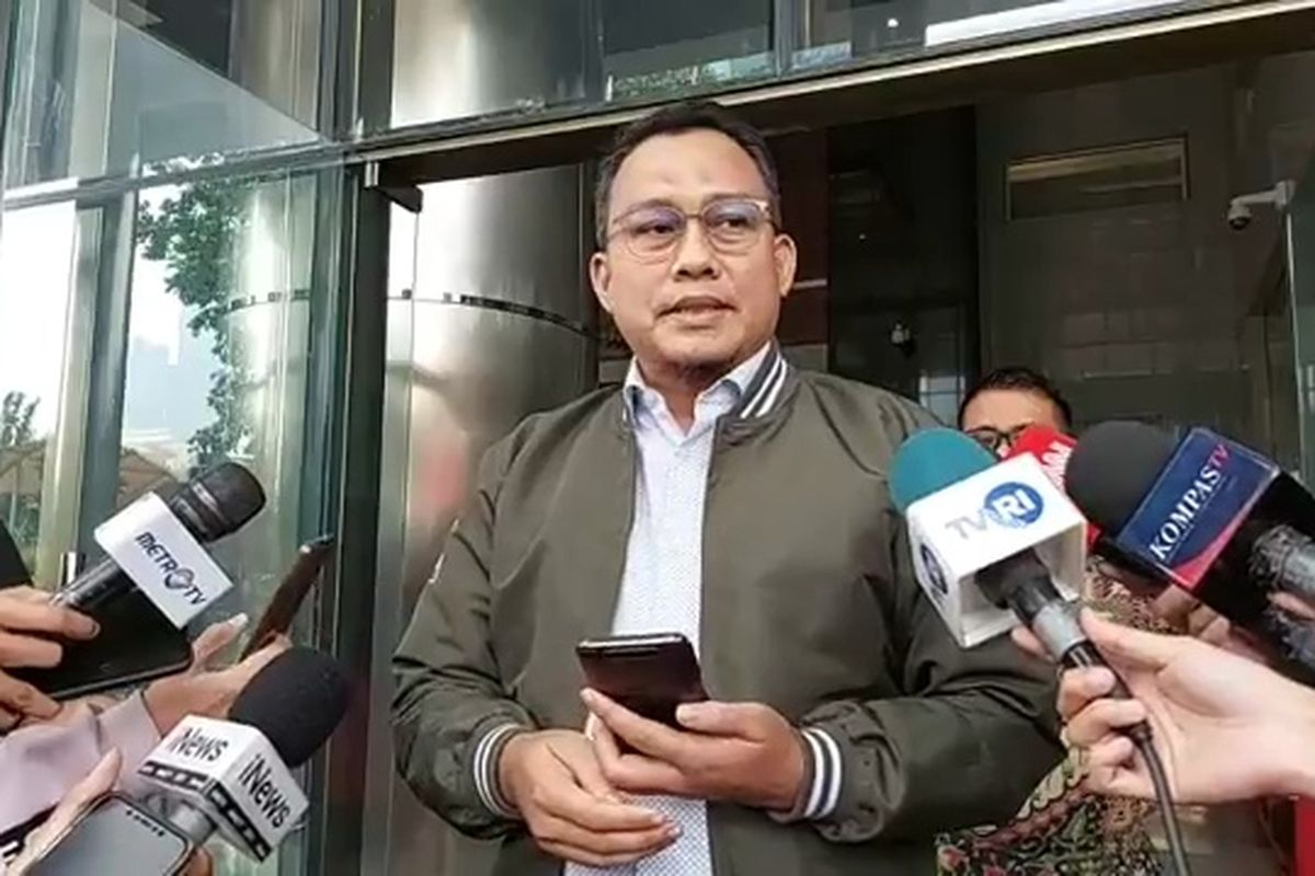 Juru Bicara KPK Ali Fikri di KPK, Jakarta, Rabu (12/7/2023).